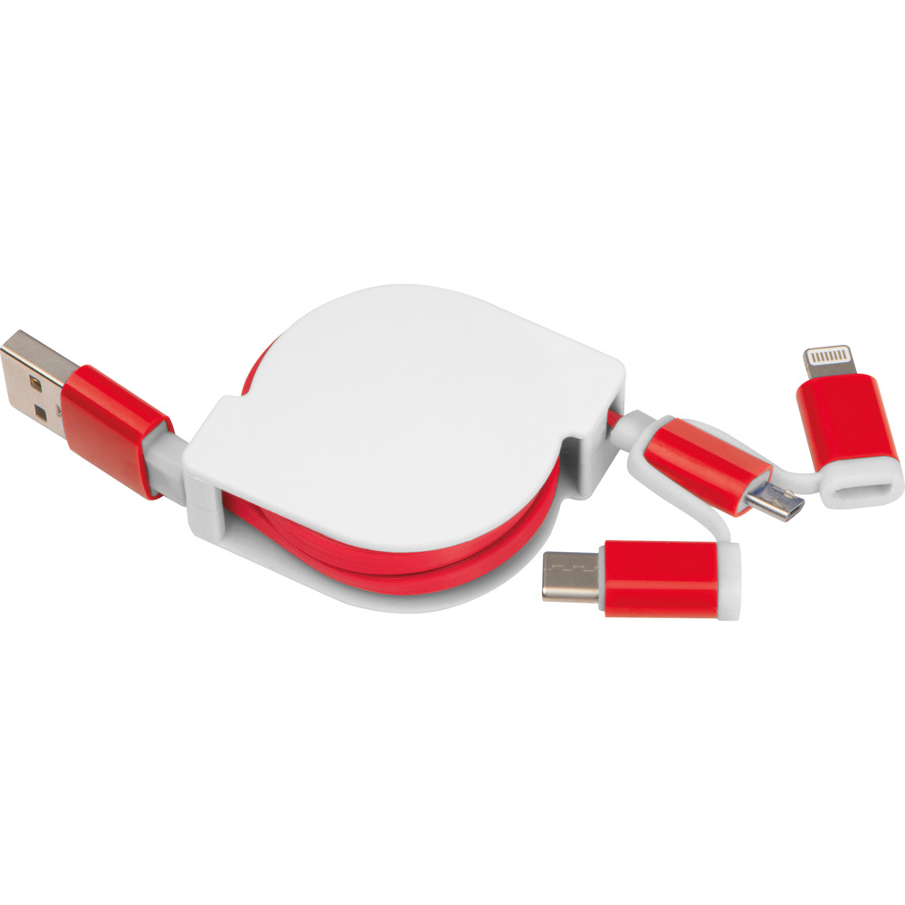 Ausziehbares Ladekabel 3in1 NICO