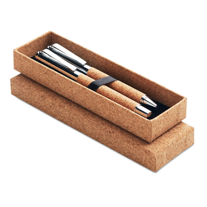 QUERCUS - Schreibgeräte-Set Kork
