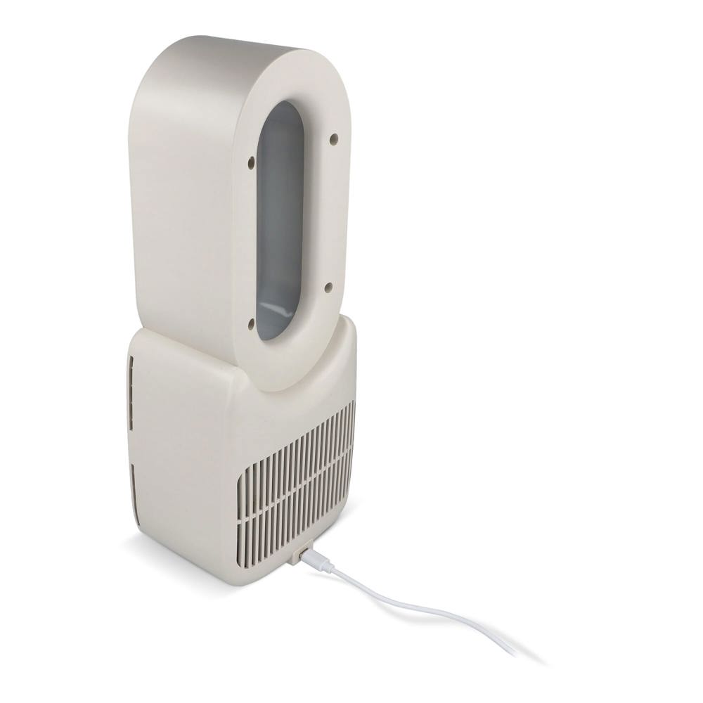 inSideOut Brislux – Rotorloser Softwind-Ventilator mit LED-Licht