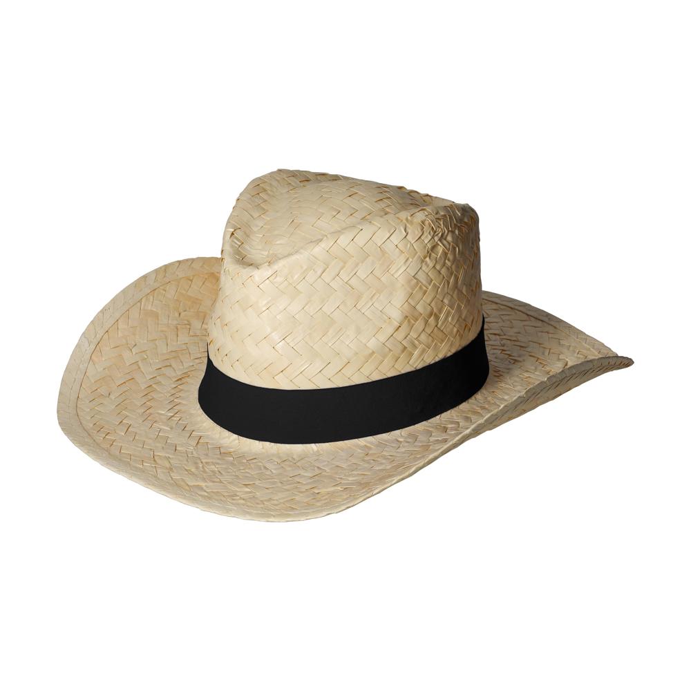 Strohhut "Texas" - natur/schwarz