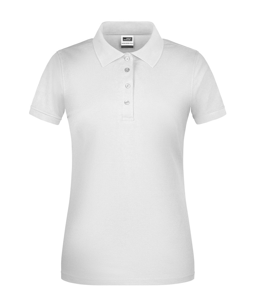 Ladies' ORGANIC Workwear Polo OCS Blended - White (ca. Pantone white)