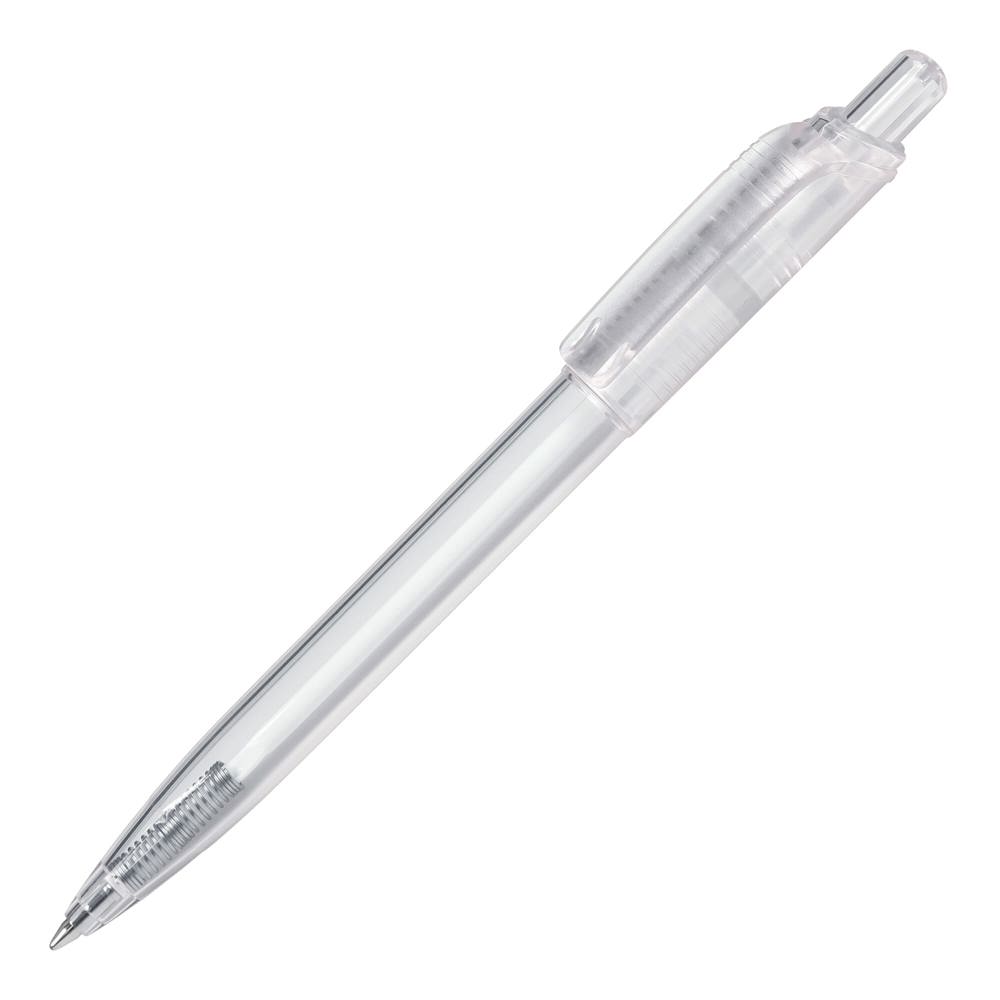 Kugelschreiber Ducal Clear Transparent - Transparent / Weiss