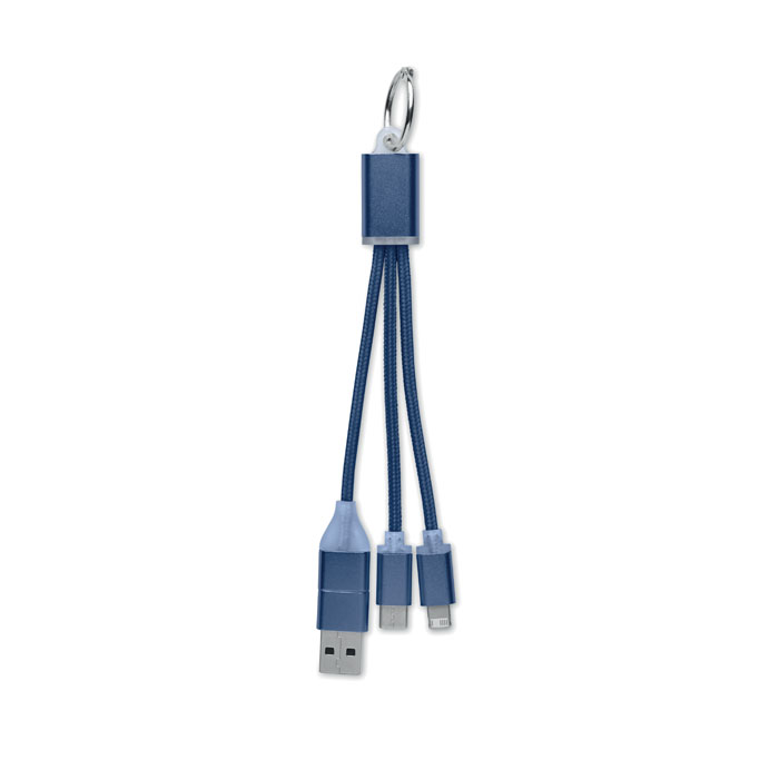 BLUE - 4in1 Ladekabel Typ-C