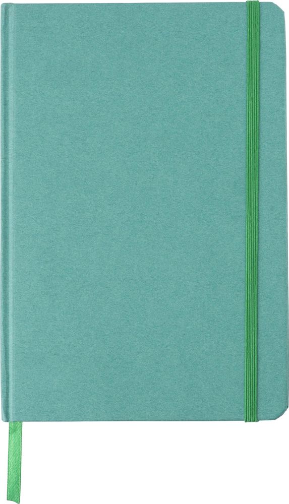 Notizbuch aus recyceltem Karton (A5) Evangeline - Grün