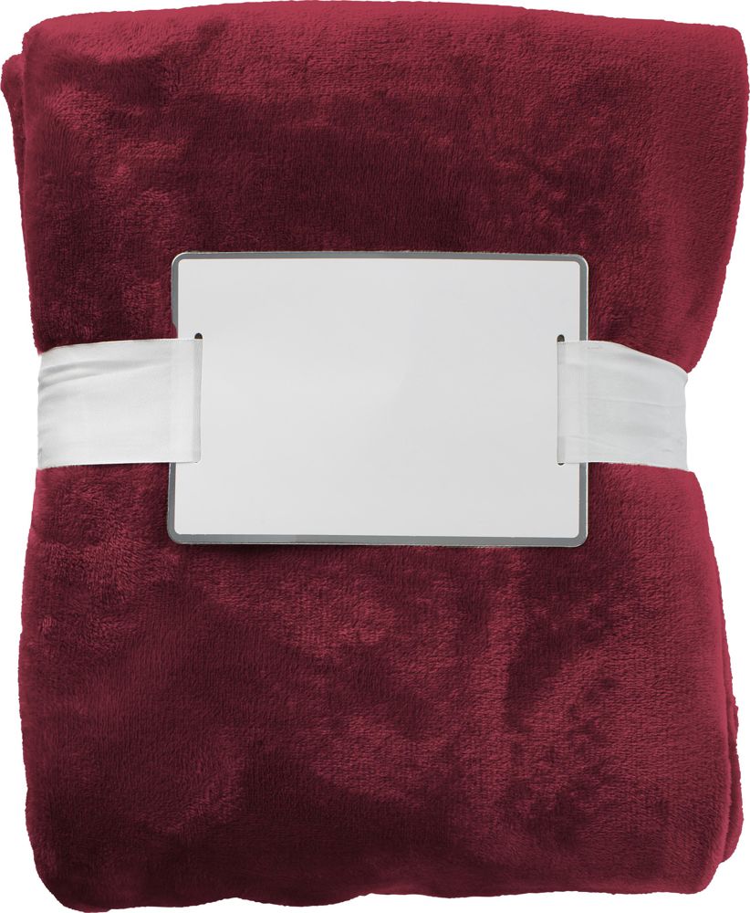 Decke aus Flanellvlies (280 gr/m²) Sean - Rot