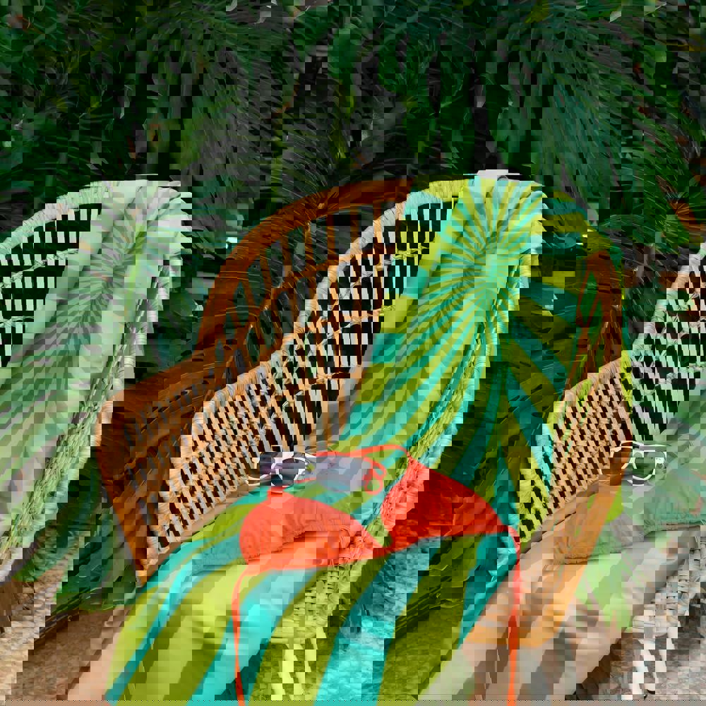 R-PET-Schnelltrocknungs-Strandtuch 100 × 180 cm, Sublimationsdruck