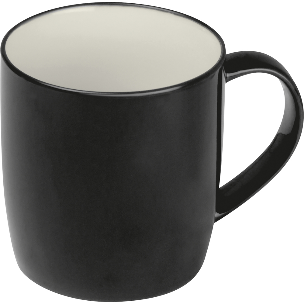 Tasse aus Porzellan, 300ml PIETRO - Schwarz