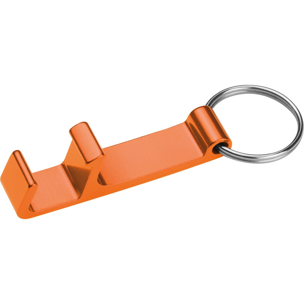 Schlüsselanhänger mit Flaschenöffner ADRIANO - Orange