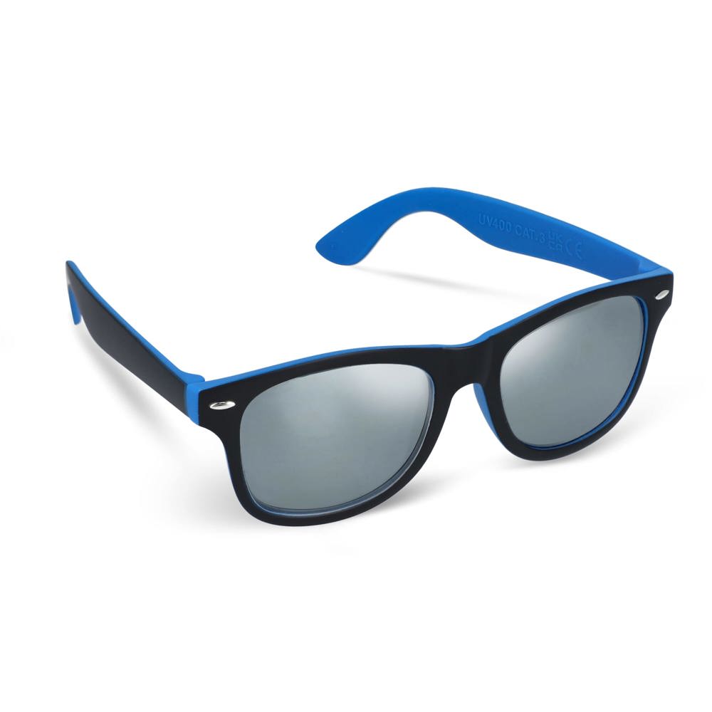 Sonnenbrille Tate Spiegel Glas UV400 - Hellblau