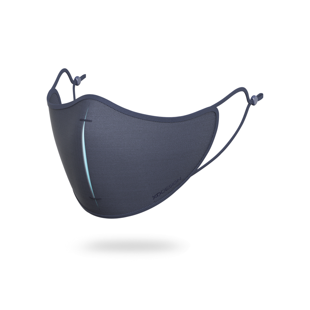 XD DESIGN Masken-Set - navy blau, blau (± PMS 7463/ ± PMS 283)