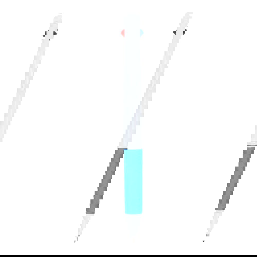 3-Farben-Stift mit Griffzone und Schlüsselband