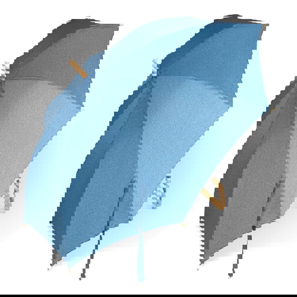 23” Regenschirm aus R-PET-Material mit Automatiköffnung - Dunkelblau