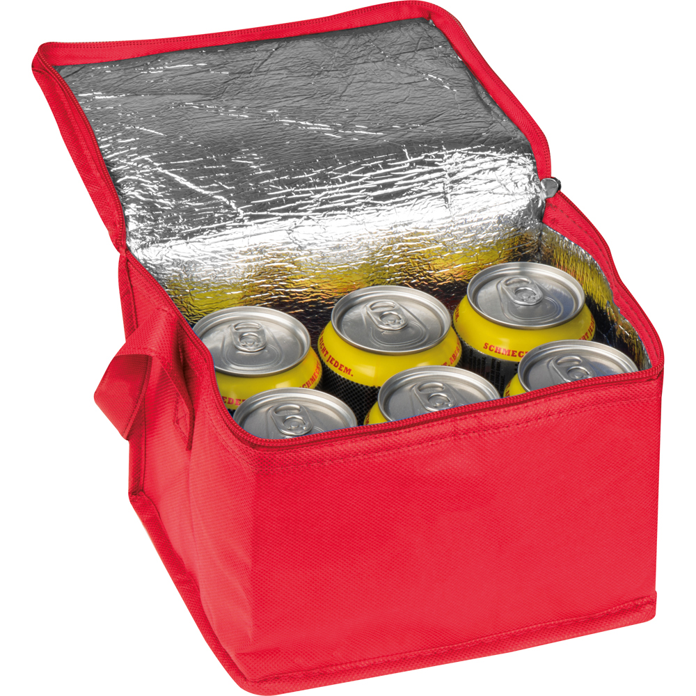 Non Woven-Kühltasche Nieby - Rot