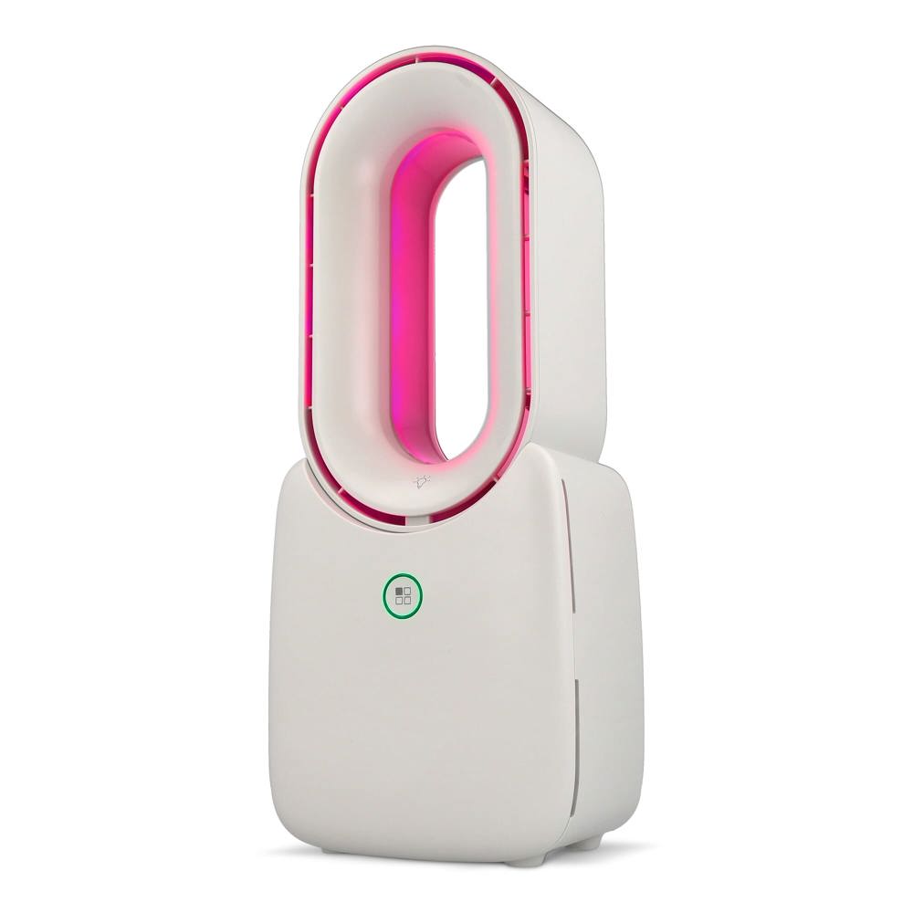 inSideOut Brislux – Rotorloser Softwind-Ventilator mit LED-Licht