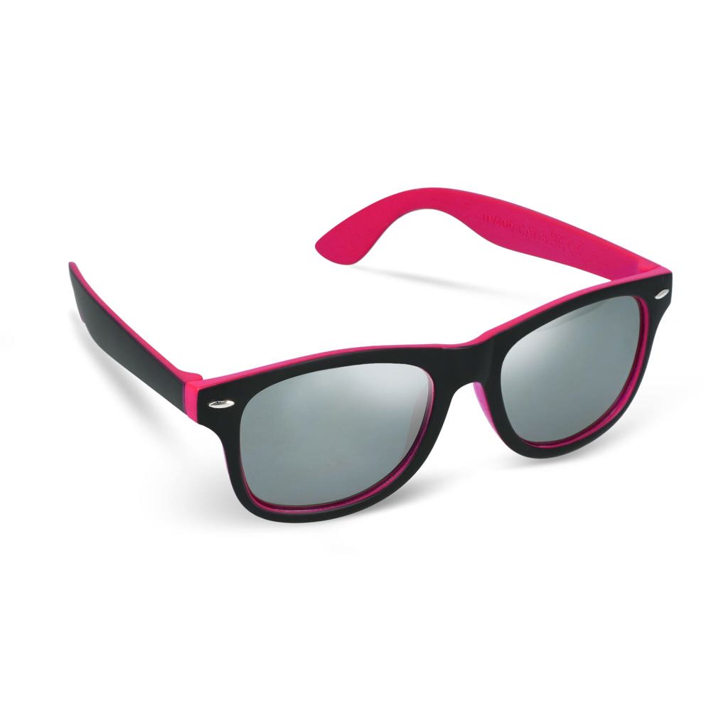 Sonnenbrille Tate Spiegel Glas UV400 - Rosa